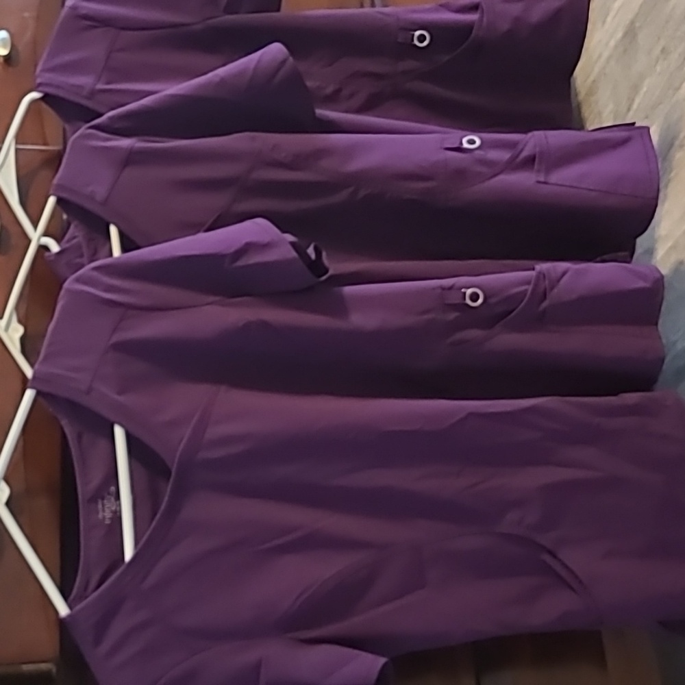Infinity Purple Scrub Tops